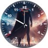 superman in strange world cm wall clock