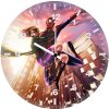 amazing spider man swinging with gwen eo wall clock
