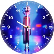 bat rick l7 wall clock