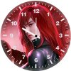 black widow artworks ji wall clock