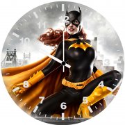 batgirl cosplay dl wall clock