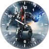 justice league powerhouse cyborg fg wall clock