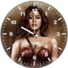 asian wonder woman 32 wall clock