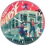 all spider man artwork ek wall clock