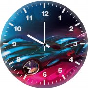 dc batmobile yk wall clock