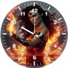 golden wonder woman justice jj wall clock