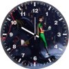 batman tyre punctured vc wall clock