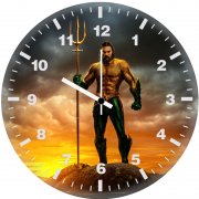 aquaman quest for justice xa wall clock