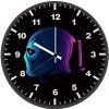 deadpool minimal art a0 wall clock