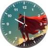 superman power stance vs wall clock