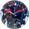 miles morales in spiderman across the spiderverse wk wall clock