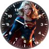 supergirl dystopian hero wz wall clock