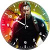 captain america beard is wall clock