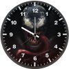venom dark artwork yp wall clock
