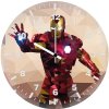 iron man low poly artwork 0a wall clock