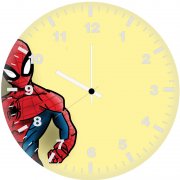 spiderman cartoonic art 2g wall clock
