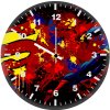 superman and logo artwork yr wall clock