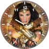 wonder woman amazonian grace th wall clock