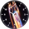 captain marvel on adventures ih wall clock