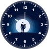 captain america minimal 60 wall clock