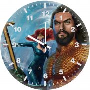 aquaman mera art 2g wall clock