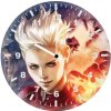 captain marvel digitalart s3 wall clock