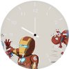 little superheroes wk wall clock
