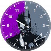batman joker new art t1 wall clock