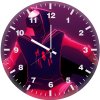 spider man illustration sk wall clock