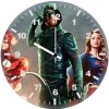 arrow flash supergirl dctv trinity 33 wall clock