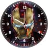 iron man mask split ci wall clock