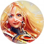 supergirl arts hd o0 wall clock