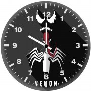 venom artwork r4 wall clock
