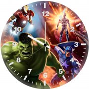 avengers assemble art hb wall clock