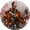 red hood artwork 66 wall clock