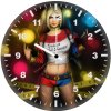 harley quinn puddin rebel queen cs wall clock