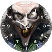 joker golden teeth 3e wall clock