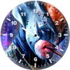 wolverine illustration om wall clock