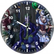 art batman arkham asylum rv wall clock