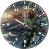 thor with two hammers uf wall clock
