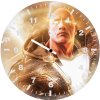 black adam rock m7 wall clock
