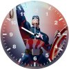 captain america thor hammer up si wall clock