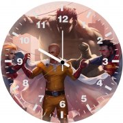 anime vs dc and marvel 06 wall clock