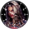 sasha calle supergirl art x2 wall clock