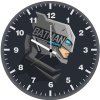 batman mask minimalism d8 wall clock