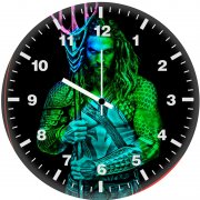 aquaman arts iw wall clock