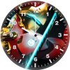genji as iron man bi wall clock
