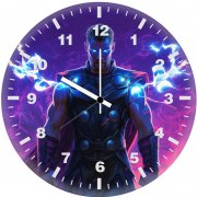 thor ready for battle nu wall clock