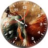 superman glow en wall clock
