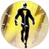 black adam new artwork b7 wall clock